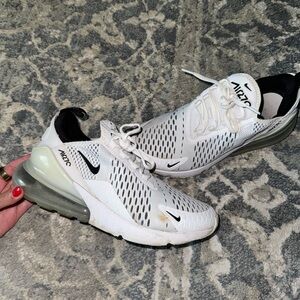 Nike Air Max 270 White Black (Women's) Size 8